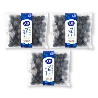軽米町産(完熟大粒ブルーベリー)冷凍 300g×3袋(合計約900g)