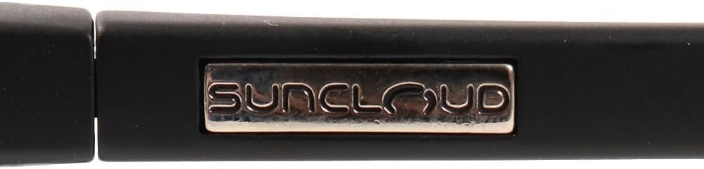 Suncloud Low Key Polarized Sunglasses in Matte Black with Grey Lenses 50mm