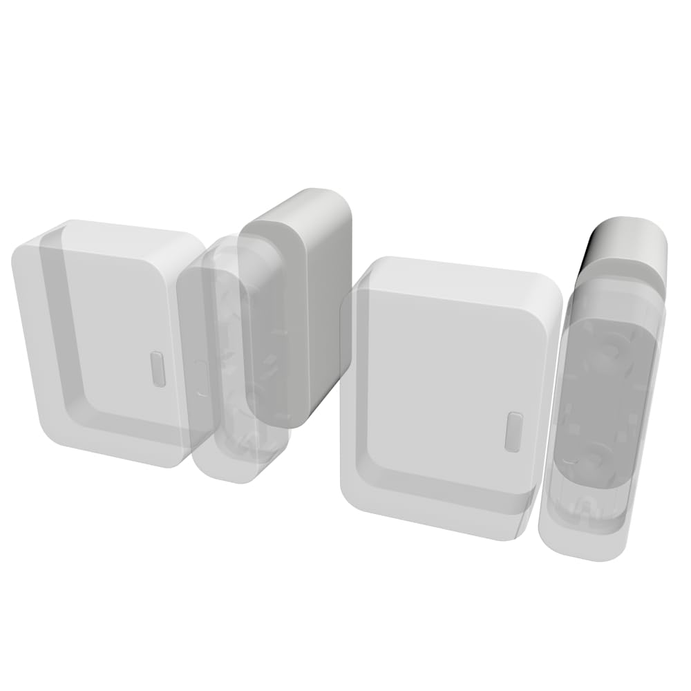 Magnet Riser Compatible with SimpliSafe | Alarm Contact Spacer with 3M Adhesive | Alarm Riser - Sensor/Magnet Not Included (2 Pack - 1 inch)