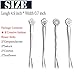 8Pcs 4.9 Inch Flower Stainless Steel Friut Forks Small Pickle Forks Dessert Cake Forks Salad Bistro Cocktail Fork Two Prong Dinner Appetizer Fork For Banquet Party Seafood Cocktail (Silver)