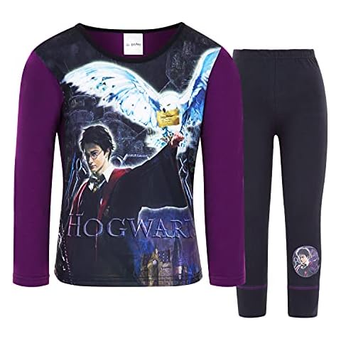 Merchimpo Girls Pyjama Sets Harry Potter Official Character PJs 5-12 Years (7-8 Years, Harry Potter Hedwig) Cover