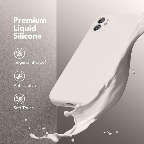 Image of Magnetic for iPhone 11 Phone Case Silicone, Compatible with MagSafe, [Full Camera Protection][Screen Protector] Slim Shockproof Protective Case for iPhone 11 6.1 inch, Stone