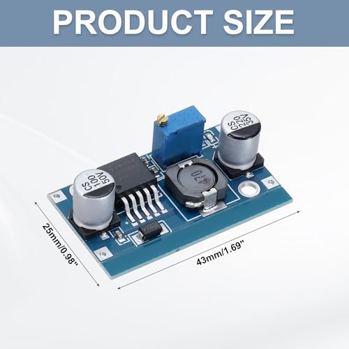 Regulador de voltaje ajustable LM2596 convertidor DC-DC 3A para transformador 2