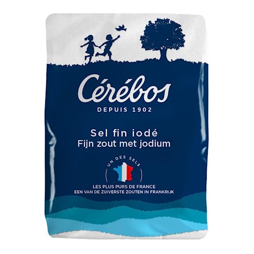 Cérébos - Sal de mesa fina yodada, 1 kg