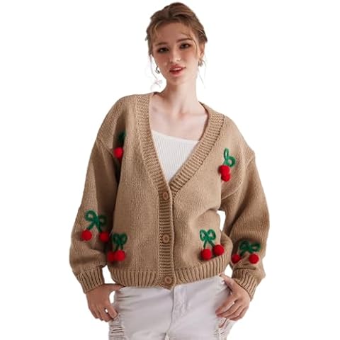 Migratory Bird Guide Women's 3D Cherry Cardigan Cover
