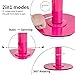 PRIORMAN Permanent Dance Pole with Fixed Plate Dancing Pole for Home Dance Pole with Ceiling Mount and Extension Accessories More Safety and Stability (Pink)