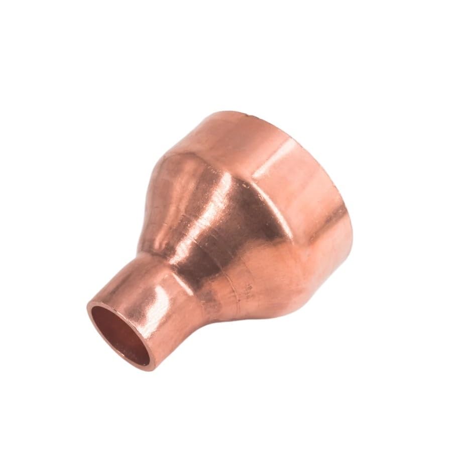 XLJP 67 76 80mm to 22 28.6 32 35 38 42 54mm ID 99.9% Copper End Feed Solder Reducer Reducing Fitting Coupler for Air Condition(76mmx28.6mm)
