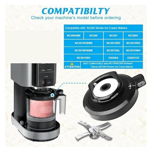 Tapa con pala y contenedor para licuadora Ninja NC301 NC300 miniatura 2