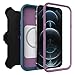 OtterBox iPhone 12 & 12 Pro (Holster Available Upon reqeust and not Included) Defender Series XT Case - Lavender Bliss, screenless, Rugged, Snaps to MagSafe, Lanyard Attachment
