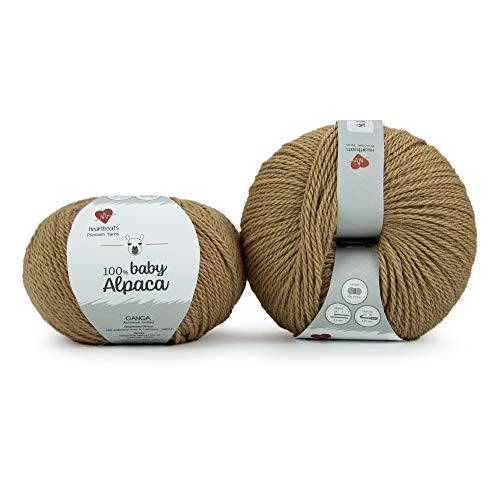 Image of Baby Alpaca, is Pure 100% Baby Alpaca Fibre. Oekotex Class 1 Certified. Pack of 2 Balls - 50gm Each. Shade no - BCA05