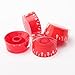 Red Black Gold Speed Control Tone Volume Knobs for LP Les Paul Guitar Pack of 4