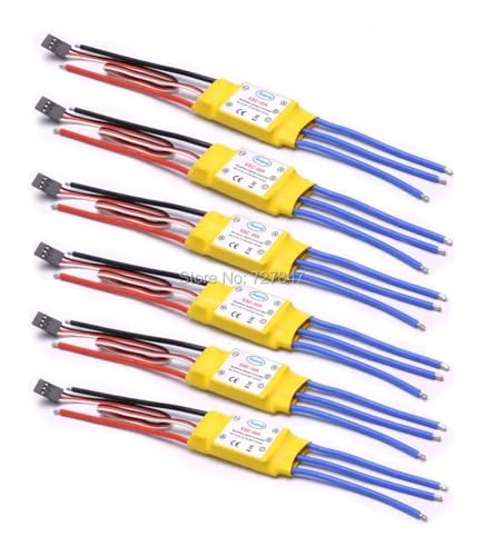 ESC 30A sans balais pour drones quadricoptères F450 et S550, lot de 6 pièces