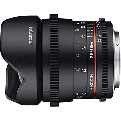 Rokinon 16mm T/2.6 Full Frame Cine Wide Angle Lens for Micro Four Thirds MFT, Black (FFDS16M-MFT)