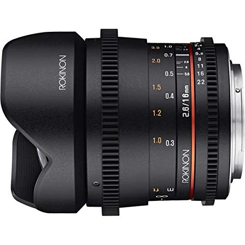 Rokinon 16Mm T/2.6 Full Frame Cine Wide Angle Lens For Micro Four Thirds Mft, Black (Ffds16M-Mft) #TOP3