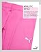 PUMA Active Girls Legging Set - 3 Piece Athletic TShirts Zip Up Fleece Hoodie Sweatshirt and Legging Pants for Girls (7-14), Size 7, White/Black