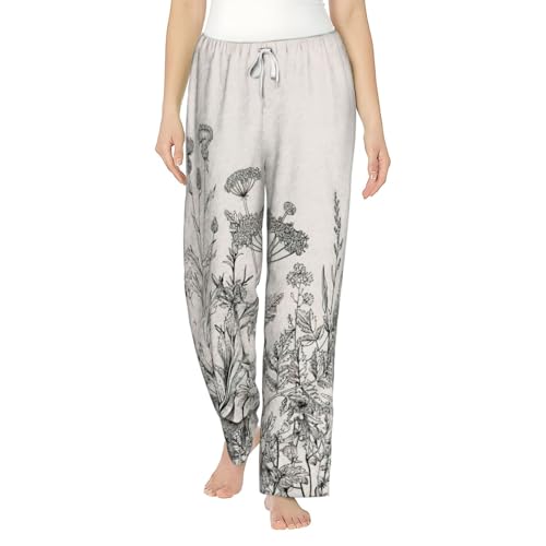 Pantalon de nuit en flanelle imprimée confortable pour cocooning hiver