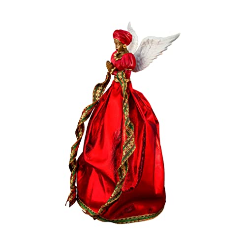 Serenity (Red): African American Christmas Tree Topper #TOP3