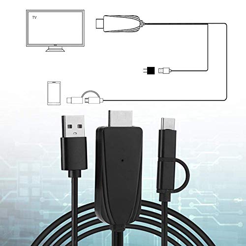 Detailed connection diagram for ASHATA HDMI cable