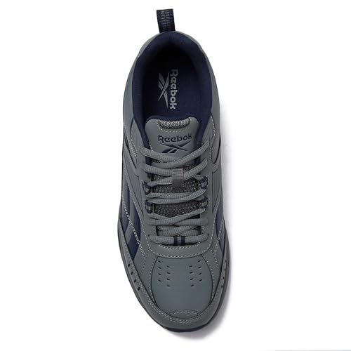 Reebok Rapid Strike Walking Mens Shoes, Athletic Cross Training or Gym Sneakers for Men, Dark Grey/Navy/Dark Grey, 10.5 by Reebok - Used condition - Image 4