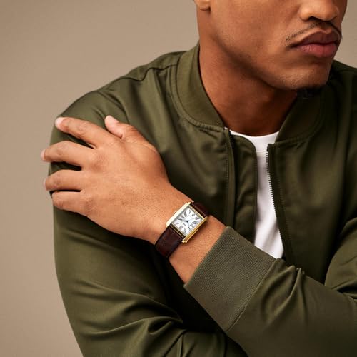 Image of Fossil Men's Carraway watch Three-Hand, Stainless Steel Watch with a 30mm case size and leather or steel strap