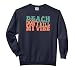 Beach Don't Kill My Vibe Cute Retro Design Comfort Colors Adult Sweatshirt