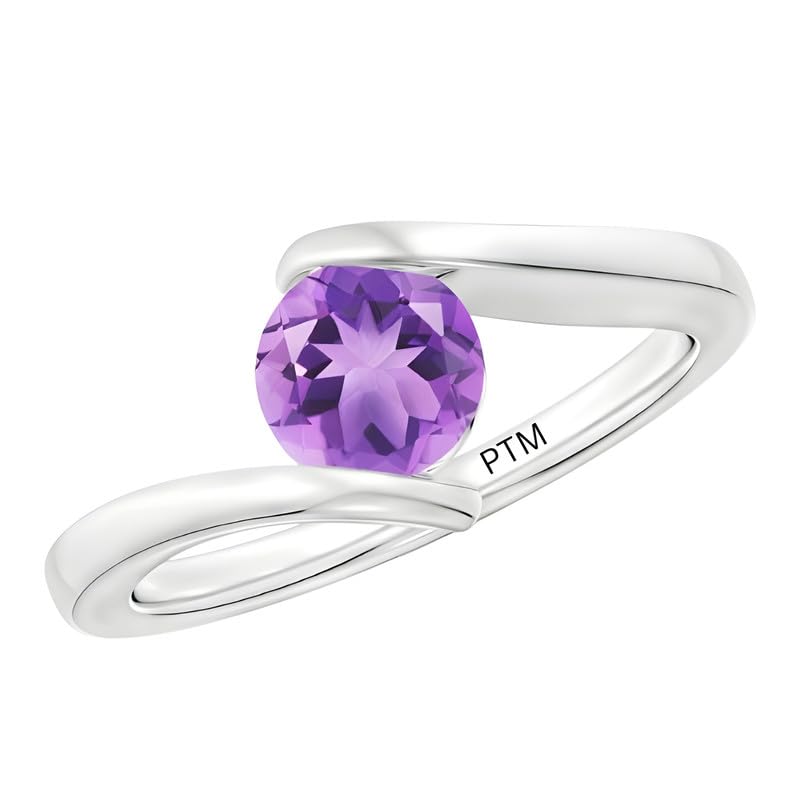 ptm 925 Sterling Silver Amethyst/Kathela 10.25 Ratti or 9.5 CaratSilver Ring for Men & Women-picture-25