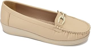 حذاء لوفر N10TRL172 للنساء من جرينتا، بلون بيج