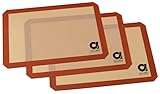 silicone mats (3, Half Sheet 16.5