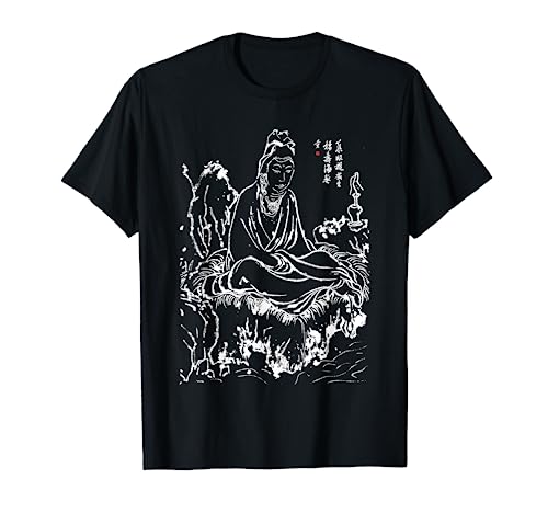 Avalokiteshvara Goddess Of Mercy T-Shirt Buddha Meditation Art