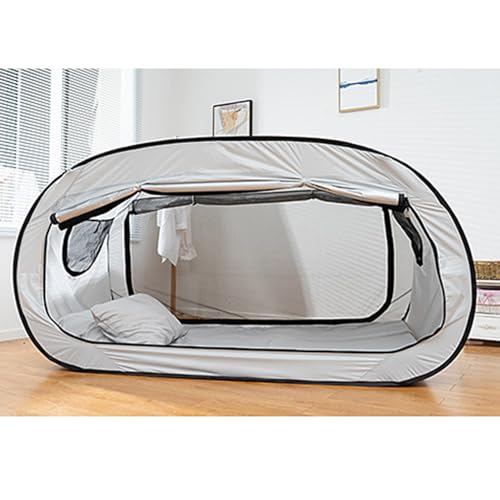 Carpa cama plegable para camping portátil blanco miniatura 7