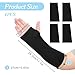 Lnngub 4 Pcs Arm Cast Cover,Elastic Short Fingerless Cast Cover Arm Removable Casts Covers Protector Arms Sleeve for Arms Wrist Bath Shower and the Sports Casts Protector(Black)
