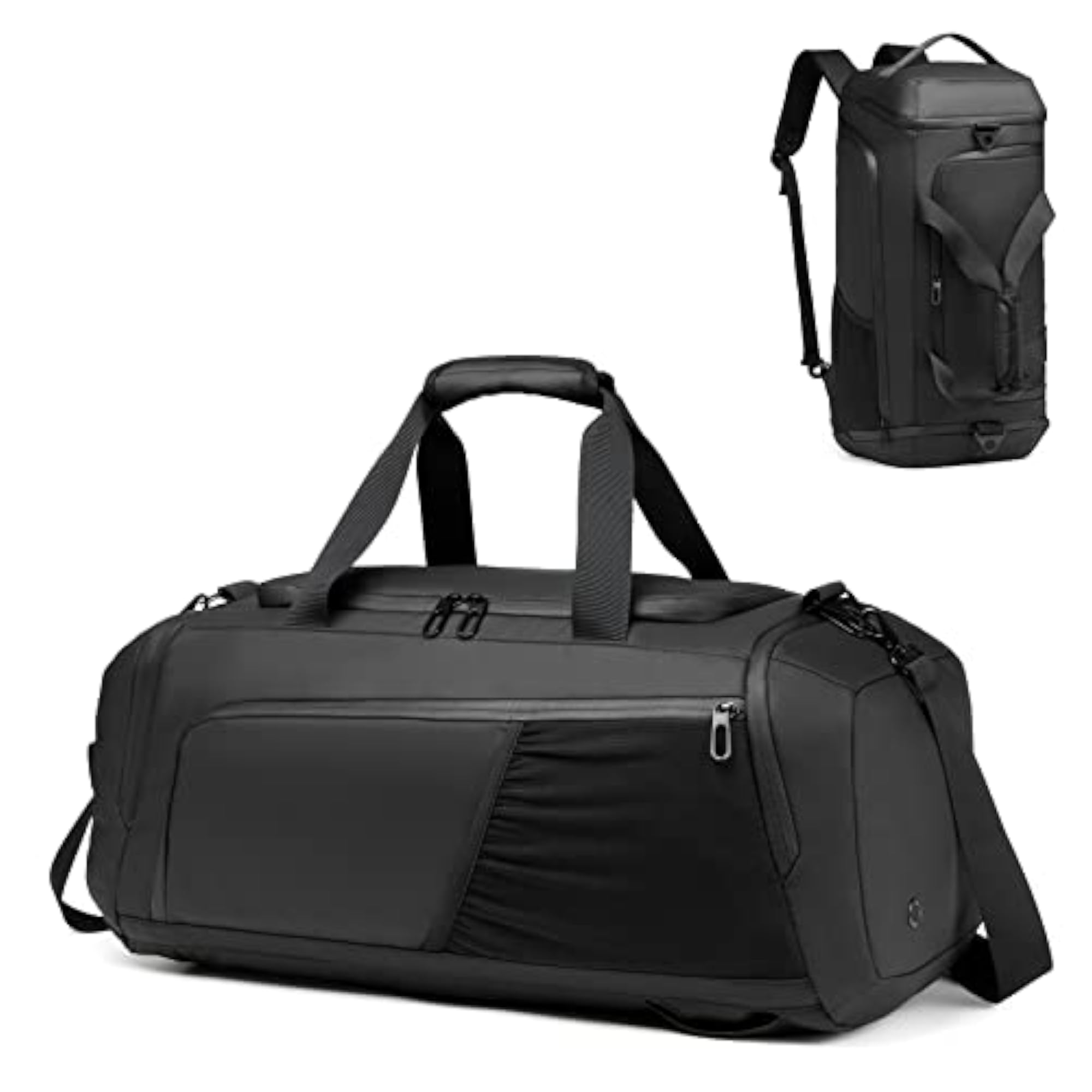 Foldable Travel Duffel Bag with Shoes Compartment