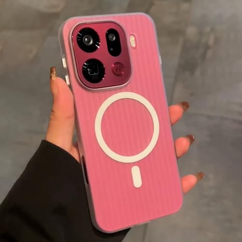 Image of Kapa Wave Magnetic Frosted Grip Back Cover for Oppo Find X9 Pro | [MagSafe Compatible] Wireless Charging, Slim, Metal Buttons Matte Finish Back Case (White)