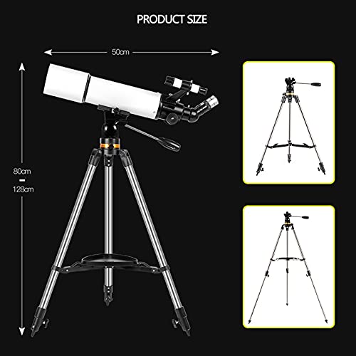 Telescopio reflector TENGJU 80 mm para astronomía miniatura 5