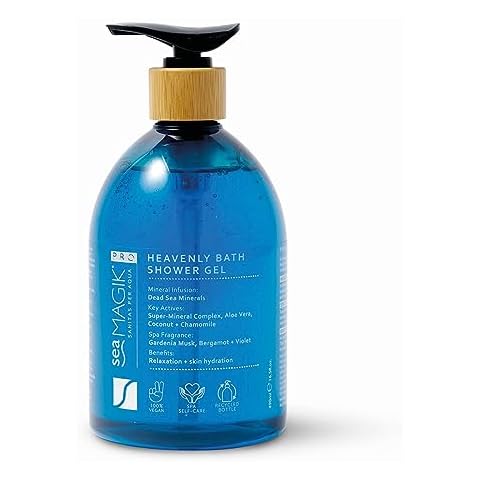 Sea Magik - Vegan Body Wash with Dead Sea Salt, Refreshing and Cleansing Gel and Bath Soak, Allergen Free Cover
