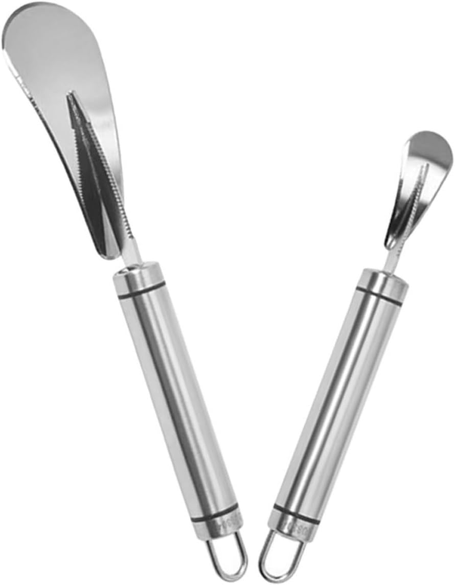 2pcs Stainless Steel Citrus Peeling Tool for Oranges and Grapefruit