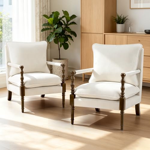 Bezseller Spindle Accent Chair Set of 2