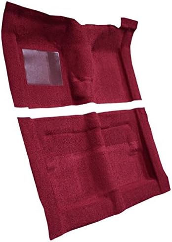 ACC Automotive Carpet Compatible with 1966 to 1969 Mercury Cyclone, 2 Door 4 Speed (615-Red Nylon Loop)