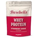 Barebells Whey Proteinpulver – Strawberry Sundae | 26g Eiweiß pro Portion, ohne Zuckerzusatz,...