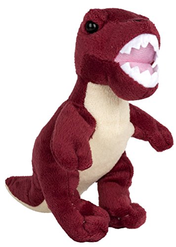 Plush Dinosaur House with Dinosaurs - Five (5) Stuffed Animal Dinosaur in Play Dinosaur Carrying Case