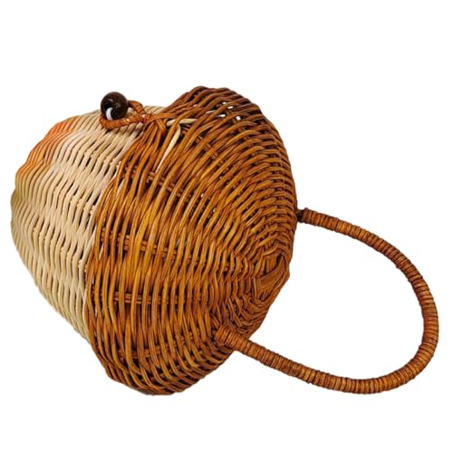 Petit panier en rotin pour table à manger et décoration photo vintage