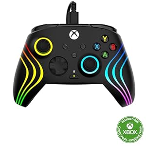 Manette de Jeu Filaire Turtle Beach Afterglow Wave avec Éclairage RVB