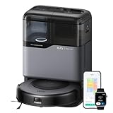 eufy C20 Robô aspirador, Lavagem/secagem automática, Sucção potente, Esvaziamento automático, Corpo ultrafino de 8,5 cm, Limpa cantos baixos, Escovas antiembaraço, 220V.