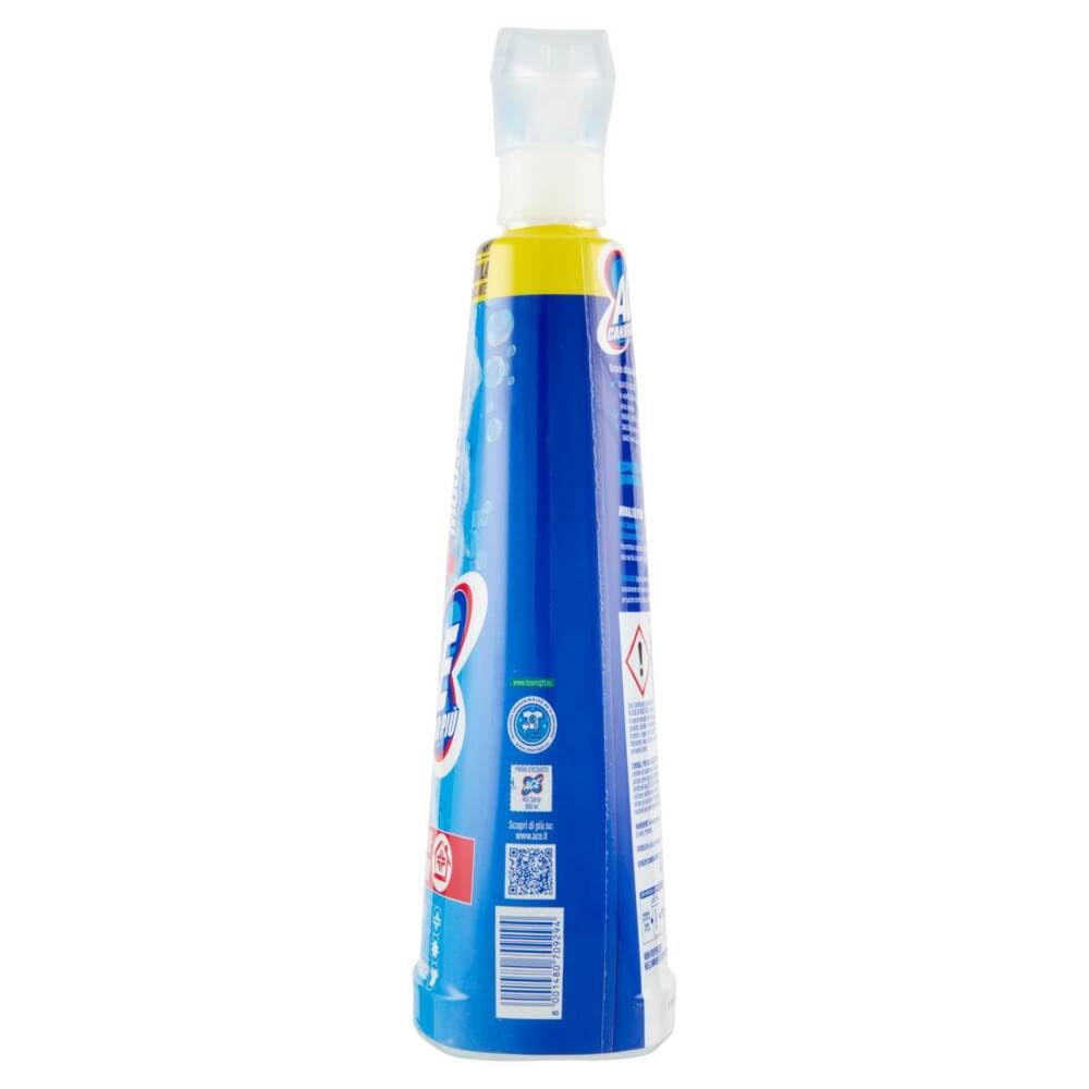 10 x ACE Candeggina + mousse profumo fresco – sgrassa le superfici della casa e le macchie più ostinate sul bucato, bottiglia di ricarica da 700 ml + portachiavi Beni Culinari