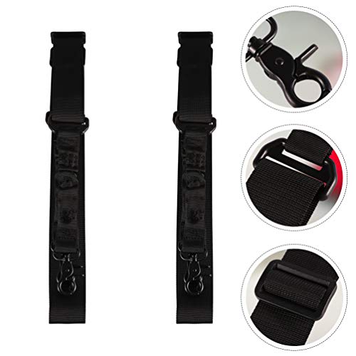 2 peças de estilingue de dois pontos com ajustador de comprimento e alça tradicional com gancho tran