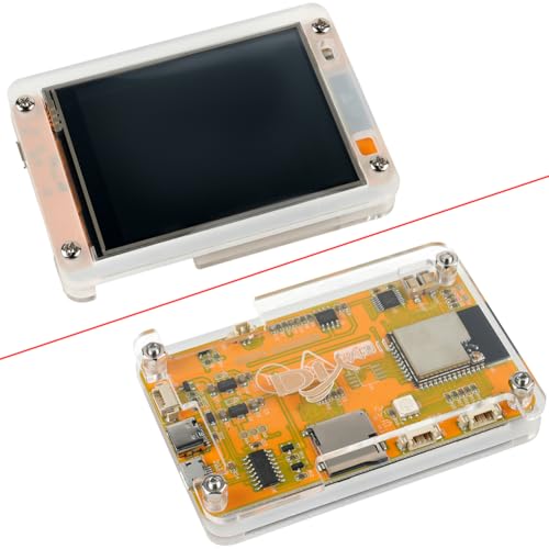 Image of DIYmalls 2.8 inch ESP32-2432S028R ESP32 Display ILI9341 Resistive Touchscreen 240x320 TFT LCD Module ESP-WROOM-32 Development Board + Acrylic Case for Arduino IDE