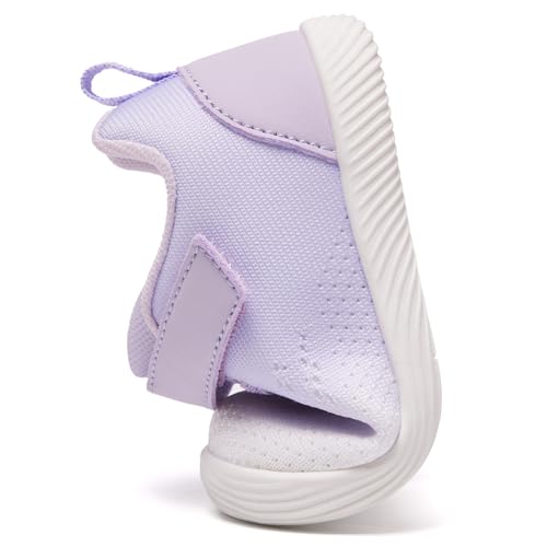 Image of MORENDL Toddler Sneakers Baby Boys & Girls Barefoot Shoes Lightweight Breathable Walking Running Tennis Athletic Sport Shoes