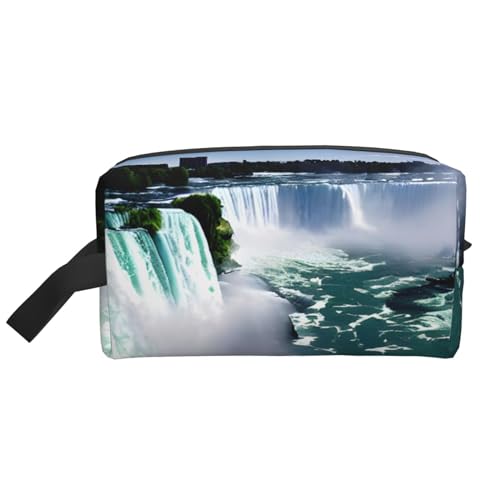Ogniwo Niagara Fall Toiletry Bag, Makeup Cosmetic Bag, Travel Bag For Toiletries, Storage Bag With Zipper