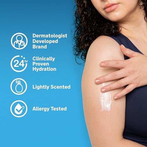 Kenvue Lubriderm Daily Moisture Lotion + Pro-Ceramide with Shea Butter & Glycerin Helps Moisturize Dry Skin, Hydrating Face, Hand & Body Lotion is Lightly Scented & Non-Greasy, 16 fl. oz (Pack of 6)