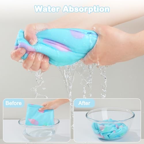 Image of FIOBEE Microfiber Hair Towel Wrap for Kid Girls Rapid Drying Hair Turbans | Absorbent & Soft Hair Wrap Towel, Easy Wear On With Button, For Girls Women Long Curly Hair, Turbie Twist Hair Towels